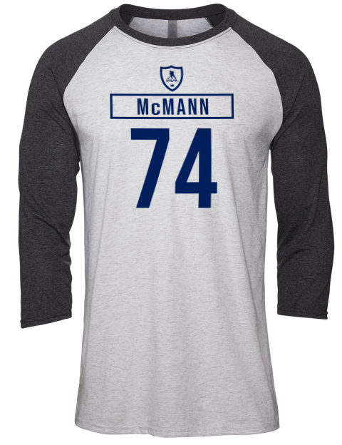 2A Home Jersey Bobby Mcmann Unisex Premium Three-Quarter Raglan T-Shirt | Swagsta