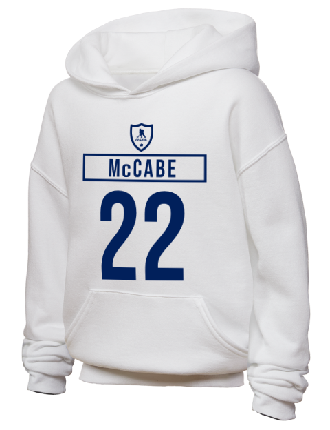 2A Home Jersey Jake Mccabe Youth Hooded Sweatshirt | Swagsta