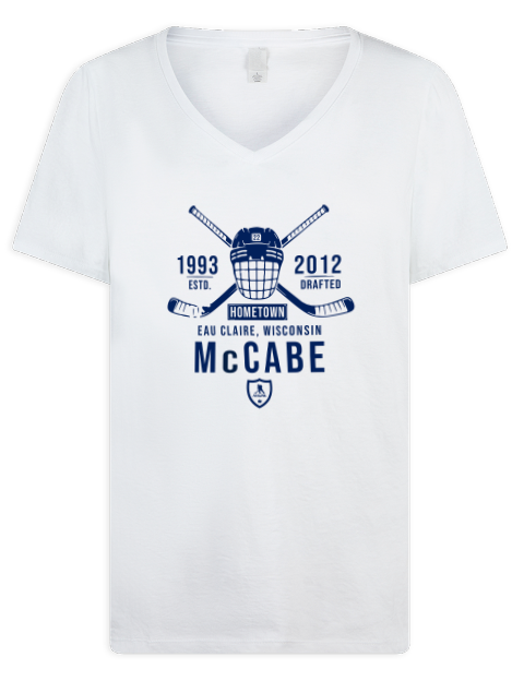 4A Classic Heritage Jake Mccabe Premium Ladies V-Neck T-Shirt | Swagsta