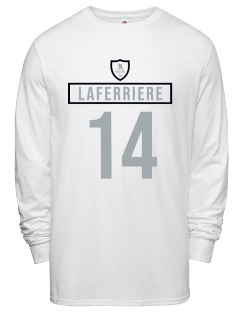 Home Jersey Alex Laferriere Men's Long-Sleeve T-Shirt | Swagsta