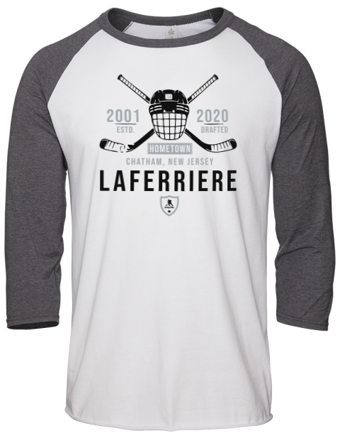 Classic Heritage Alex Laferriere Unisex Premium Three-Quarter Raglan T-Shirt | Swagsta