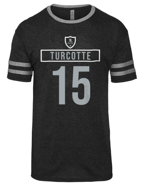 Away Jersey Alex Turcotte Men's Tri-Blend T-Shirt | Swagsta