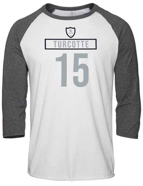 Home Jersey Alex Turcotte Unisex Premium Three-Quarter Raglan T-Shirt | Swagsta
