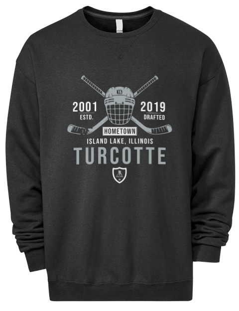 Heritage Alex Turcotte Premium Unisex Crewneck Sweatshirt | Swagsta