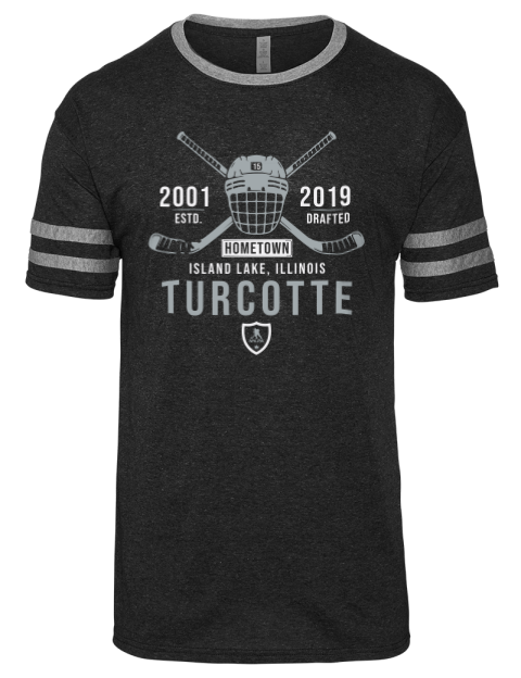 Heritage Alex Turcotte Men's Tri-Blend T-Shirt | Swagsta