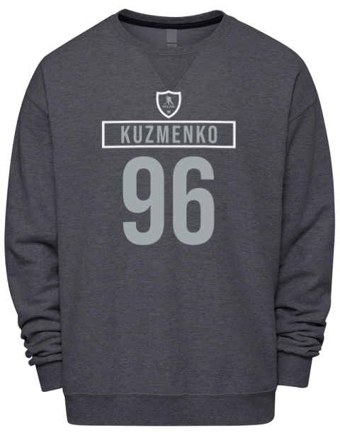 Away Jersey Andrei Kuzmenko Premium Unisex Crewneck Sweatshirt | Swagsta