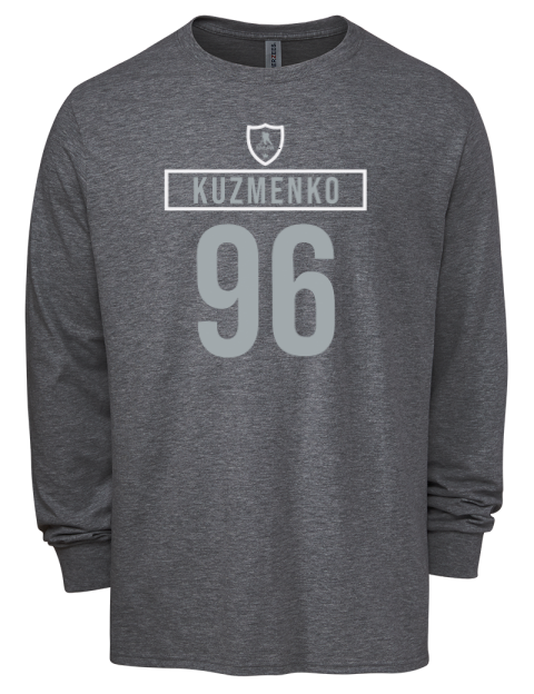Away Jersey Andrei Kuzmenko Men's Premium Blend Long Sleeve-T-Shirt | Swagsta