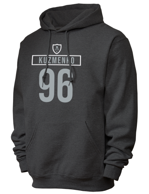 Away Jersey Andrei Kuzmenko Unisex Hooded Sweatshirt | Swagsta