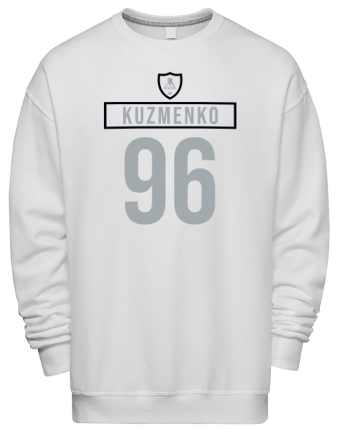 Home Jersey Andrei Kuzmenko Premium Unisex Crewneck Sweatshirt | Swagsta