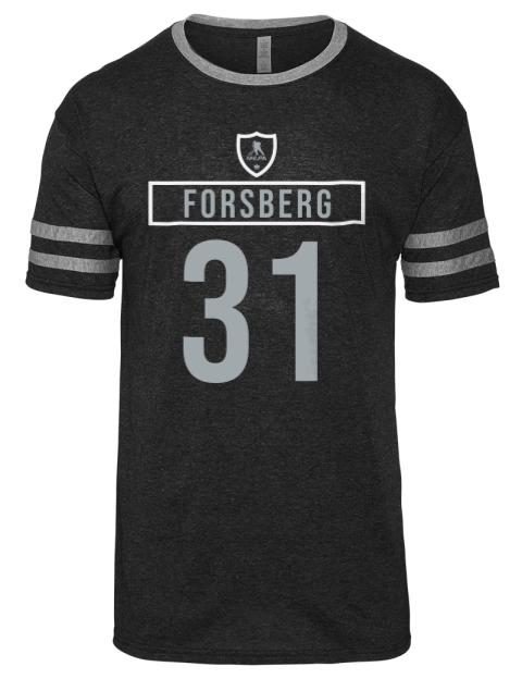Away Jersey Anton Forsberg Men's Tri-Blend T-Shirt | Swagsta