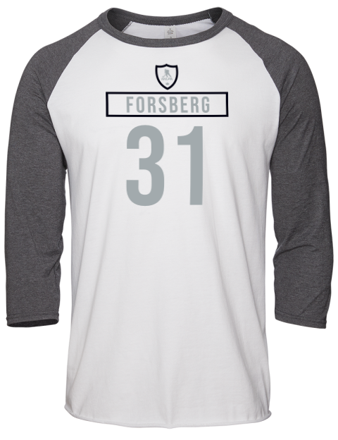 Home Jersey Anton Forsberg Unisex Premium Three-Quarter Raglan T-Shirt | Swagsta