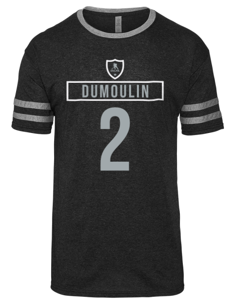 Away Jersey Brian Dumoulin Men's Tri-Blend T-Shirt | Swagsta