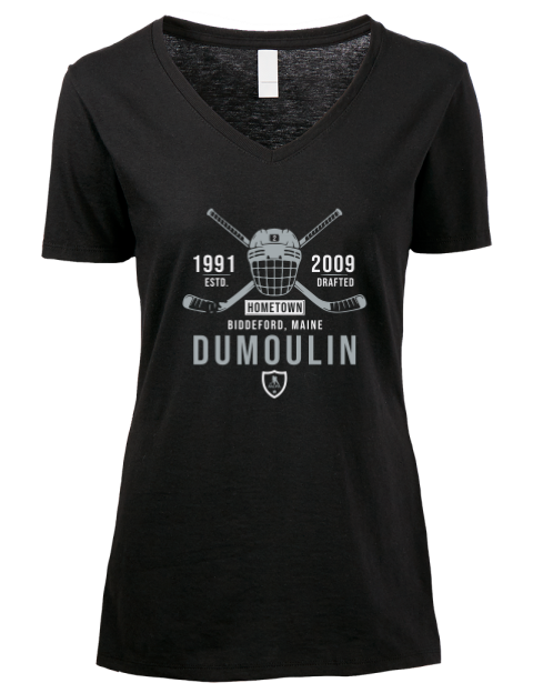 Heritage Brian Dumoulin Premium Ladies V-Neck T-Shirt | Swagsta