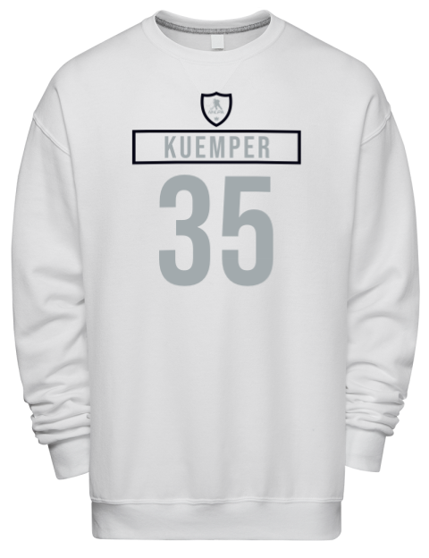 Home Jersey Darcy Kuemper Premium Unisex Crewneck Sweatshirt | Swagsta