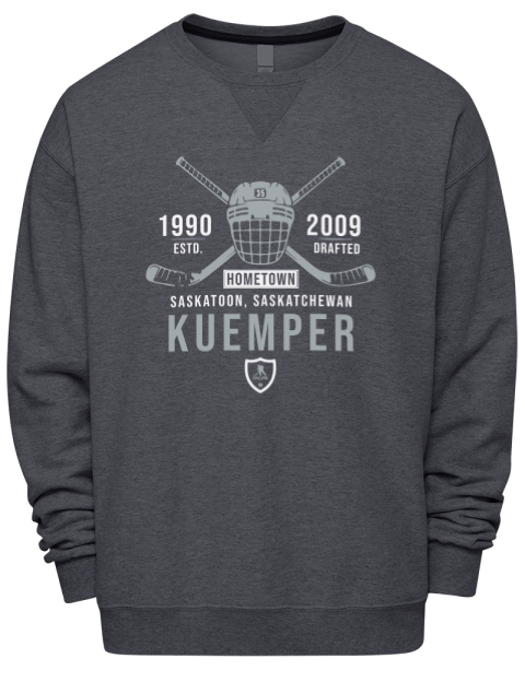 Heritage Darcy Kuemper Premium Unisex Crewneck Sweatshirt | Swagsta