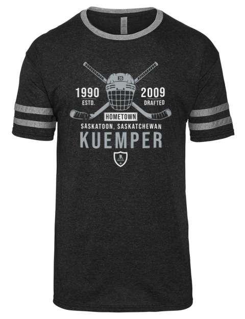 Heritage Darcy Kuemper Men's Tri-Blend T-Shirt | Swagsta