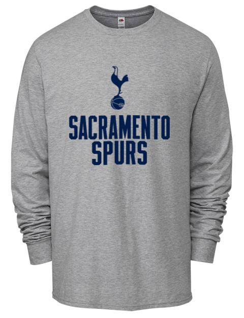 Stacked Sacramento Spurs Men's Long-Sleeve T-Shirt | Swagsta
