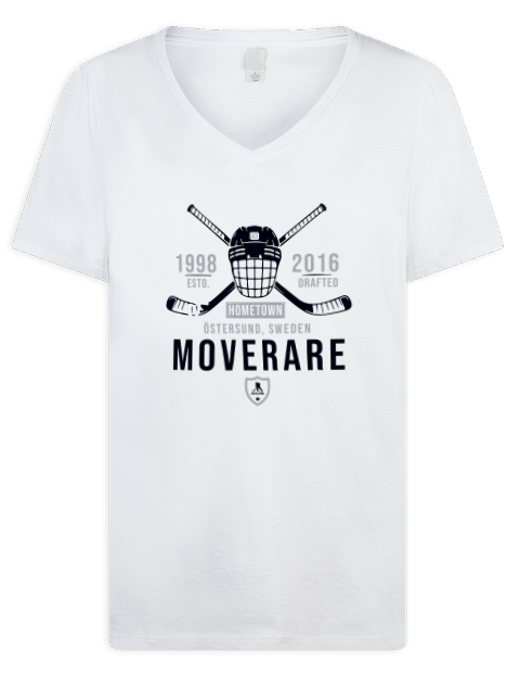 Classic Heritage Jacob Moverare Premium Ladies V-Neck T-Shirt | Swagsta