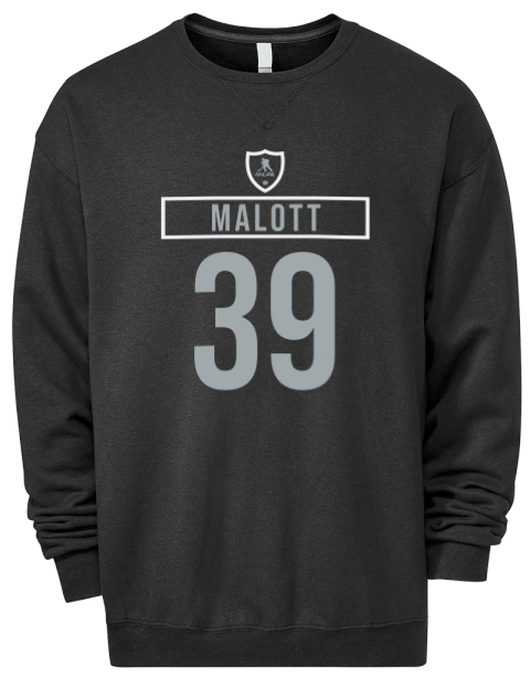 Away Jersey Jeff Malott Premium Unisex Crewneck Sweatshirt | Swagsta