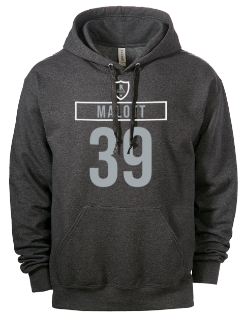 Away Jersey Jeff Malott Eco Premium Unisex Hooded Sweatshirt | Swagsta