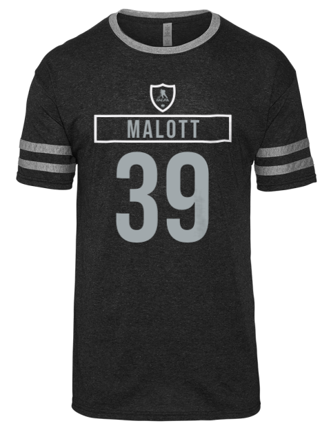 Away Jersey Jeff Malott Men's Tri-Blend T-Shirt | Swagsta
