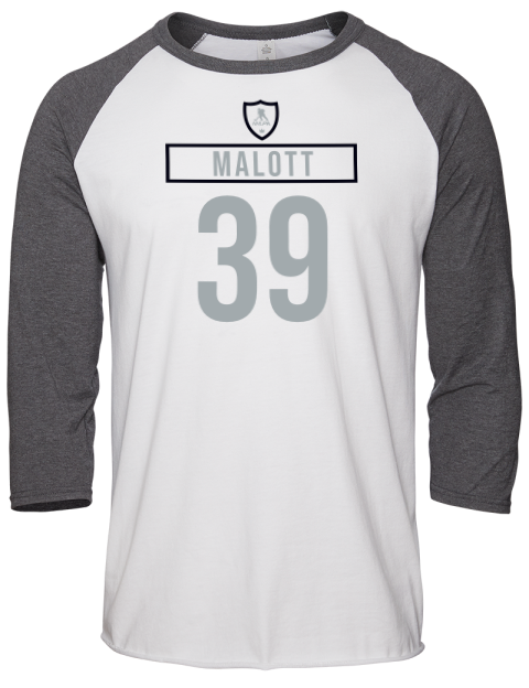 Home Jersey Jeff Malott Unisex Premium Three-Quarter Raglan T-Shirt | Swagsta