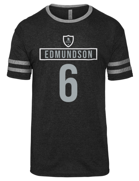 Away Jersey Joel Edmundson Men's Tri-Blend T-Shirt | Swagsta