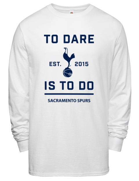 To Dare Sacramento Spurs Men's Long-Sleeve T-Shirt | Swagsta
