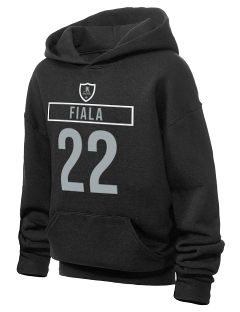 Away Jersey Kevin Fiala Youth Hooded Sweatshirt | Swagsta