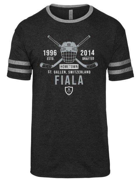 Heritage Kevin Fiala Men's Tri-Blend T-Shirt | Swagsta