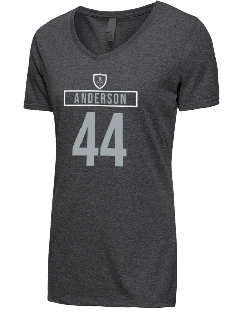 Away Jersey Michael Anderson Premium Ladies V-Neck T-Shirt | Swagsta