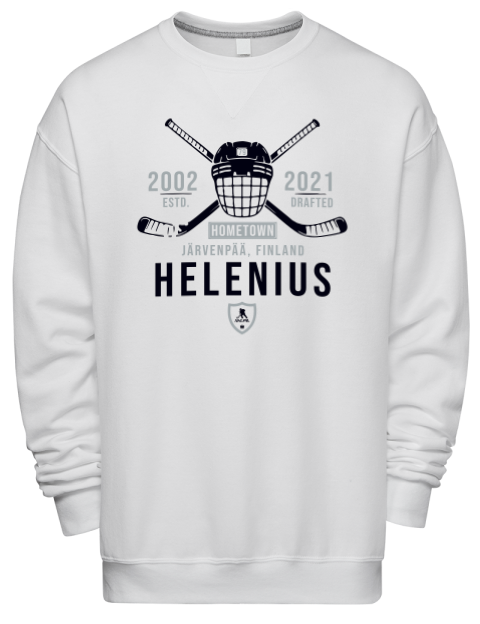 Classic Heritage Samuel Helenius Premium Unisex Crewneck Sweatshirt | Swagsta