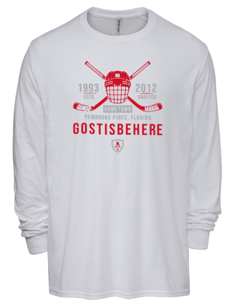 Classic Heritage 1124-2 Shayne Gostisbehere Men's Premium Blend Long Sleeve-T-Shirt | Swagsta