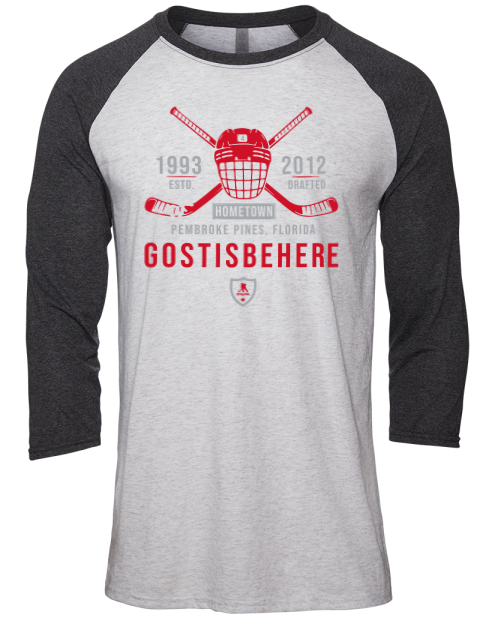 Classic Heritage 1124-2 Shayne Gostisbehere Unisex Premium Three-Quarter Raglan T-Shirt | Swagsta