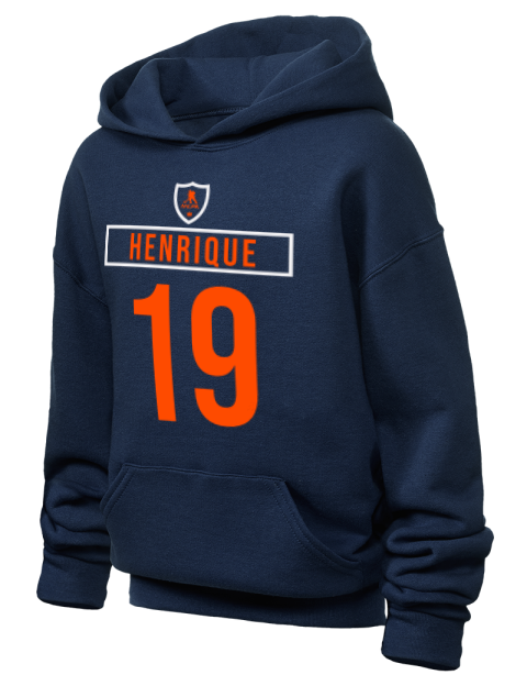 Away Jersey Adam Henrique Youth Hooded Sweatshirt | Swagsta