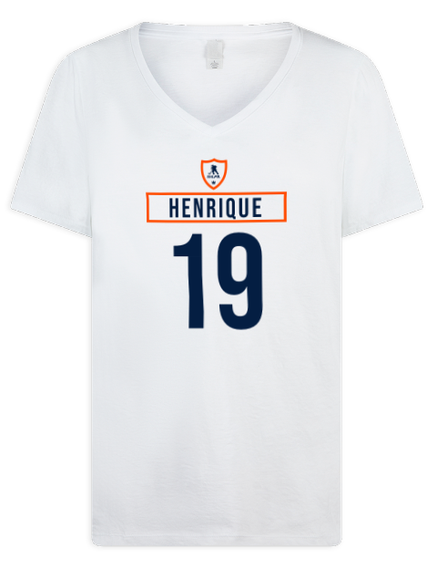 Home Jersey Adam Henrique Premium Ladies V-Neck T-Shirt | Swagsta
