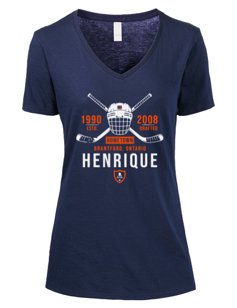 Heritage Adam Henrique Premium Ladies V-Neck T-Shirt | Swagsta