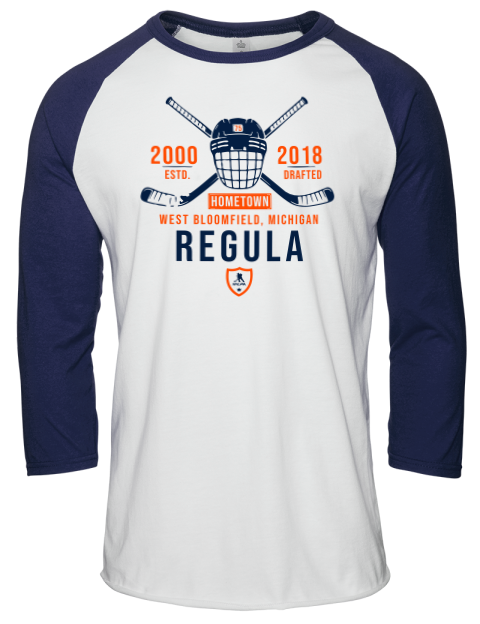 Classic Heritage Alec Regula Unisex Premium Three-Quarter Raglan T-Shirt | Swagsta