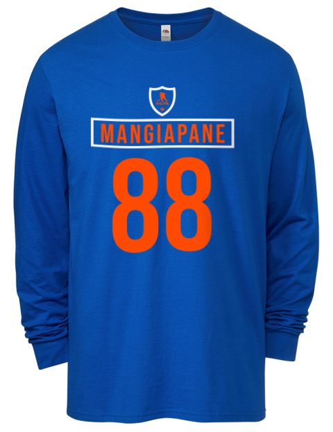 Away Jersey Andrew Mangiapane Men's Long-Sleeve T-Shirt | Swagsta