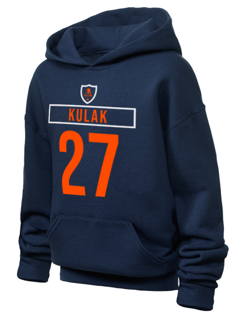 Away Jersey Brett Kulak Youth Hooded Sweatshirt | Swagsta