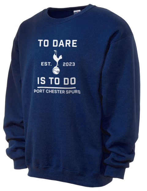 To Dare Is To Do Port Chester Spurs Unisex Crewneck Sweatshirt | Swagsta