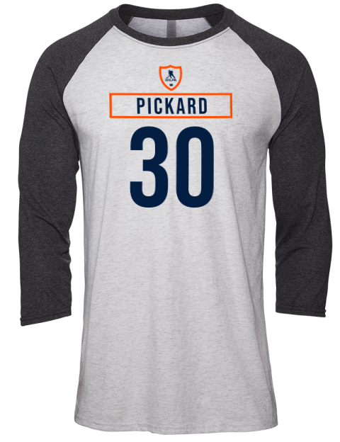 Home Jersey Calvin Pickard Unisex Premium Three-Quarter Raglan T-Shirt | Swagsta
