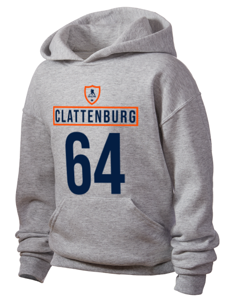 Home Jersey Connor Clattenburg Youth Hooded Sweatshirt | Swagsta