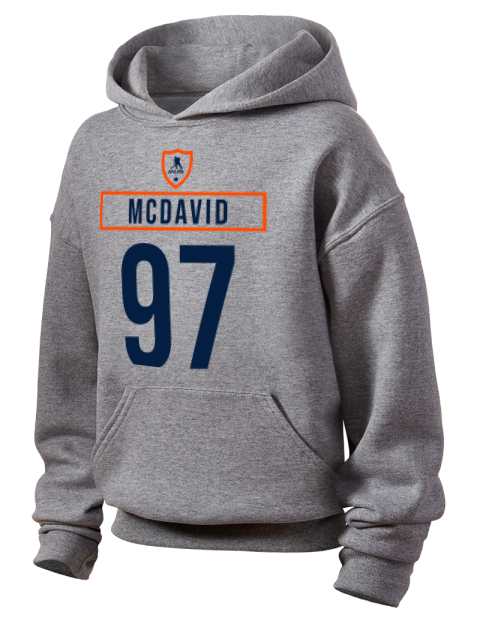 Home Jersey Connor Mcdavid Youth Hooded Sweatshirt | Swagsta
