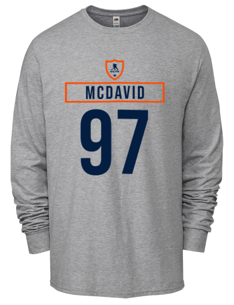 Home Jersey Connor Mcdavid Men's Long-Sleeve T-Shirt | Swagsta