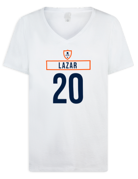 Home Jersey Curtis Lazar Premium Ladies V-Neck T-Shirt | Swagsta