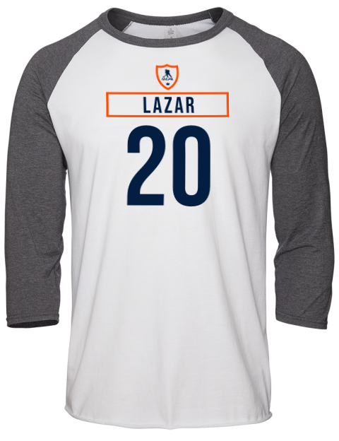 Home Jersey Curtis Lazar Unisex Premium Three-Quarter Raglan T-Shirt | Swagsta