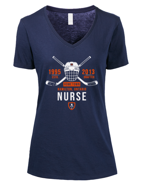 Heritage Darnell Nurse Premium Ladies V-Neck T-Shirt | Swagsta