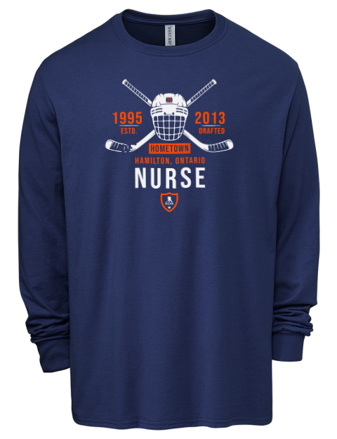 Heritage Darnell Nurse Men's Premium Blend Long Sleeve-T-Shirt | Swagsta