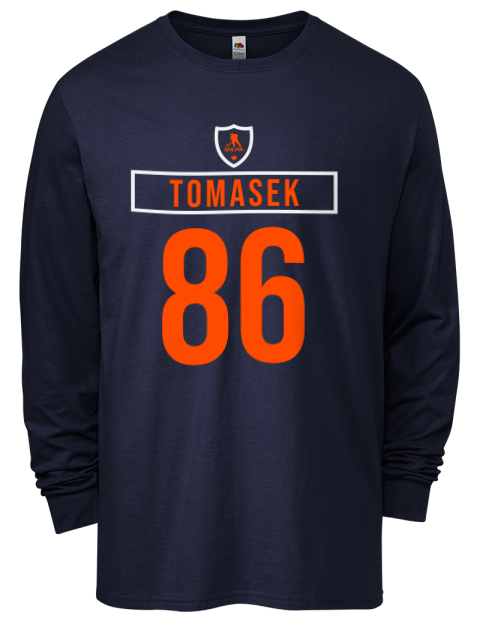 Away Jersey David Tomasek Men's Long-Sleeve T-Shirt | Swagsta